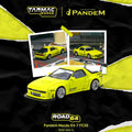 Tarmac Works 1/64 Pandem Mazda RX-7 FC3S Yellow Road64 - GT Hobby Store