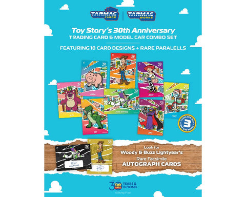 Tarmac Works 1:64 Pandem Toyota GR Yaris Disney Toys Story 30th Anniversary with Trading Card Combo Set - GT Hobby Store