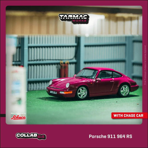 Tarmac Works 1/64 Porsche 911 964 RS Ruby Star - GT Hobby Store