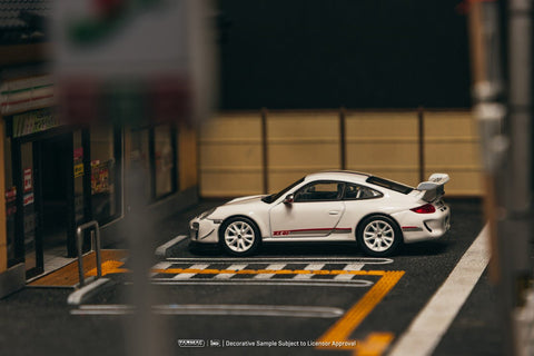 Tarmac Works 1:64 Porsche 911 GT3 RS 4.0 (997.2) – White – IXO Models – Limited Edition - GT Hobby Store
