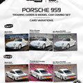 Tarmac Works 1:64 Porsche 959 White Model Car + Trading Cards Combo Set – White – Global64 - GT Hobby Store