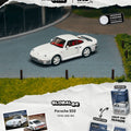 Tarmac Works 1:64 Porsche 959 White Model Car + Trading Cards Combo Set – White – Global64 - GT Hobby Store
