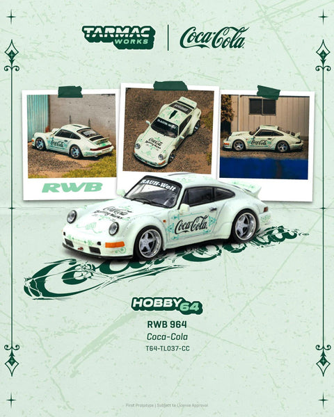 Tarmac Works 1:64 RWB 964 Cola - Cola - GT Hobby Store