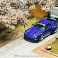 Tarmac Works 1:64 RWB 993 Furusato Model Car + Trading Cards Combo Set - GT Hobby Store