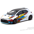 Tarmac Works 1:64 Toyota Corolla Widebody Jon Sibal – White – Global64 – MiJo Exclusives Limited Edition - GT Hobby Store