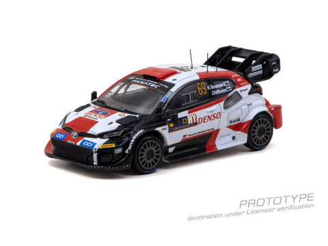 Tarmac Works 1:64 Toyota GR YARIS Rally1 HYBRID Central European Rally 2023 WRC World Champion 2023 Kalle Rovanperä / Jonne Halttunen – Hobby64 - GT Hobby Store