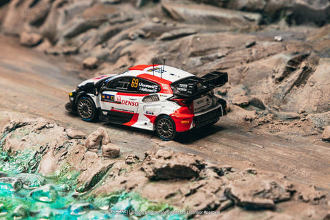 Tarmac Works 1:64 Toyota GR YARIS Rally1 HYBRID Central European Rally 2023 WRC World Champion 2023 Kalle Rovanperä / Jonne Halttunen – Hobby64 - GT Hobby Store