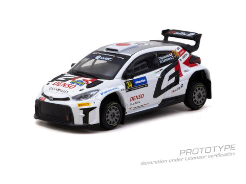 Tarmac Works 1:64 Toyota GR Yaris Rally2 Rally Sweden 2024 Yuki Yamamoto / Marko Salminen – Hobby64 - GT Hobby Store