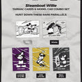 Tarmac Works 1/64 Toyota Sprinter Trueno AE86 Widebody by Jon Sibal Mickey & Friends Steamboat Willie - Model Car + Tarmac Cards Combo Set - GLOBAL64 - GT Hobby Store