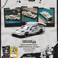 Tarmac Works 1/64 Toyota Sprinter Trueno AE86 Widebody by Jon Sibal Mickey & Friends Steamboat Willie - Model Car + Tarmac Cards Combo Set - GLOBAL64 - GT Hobby Store