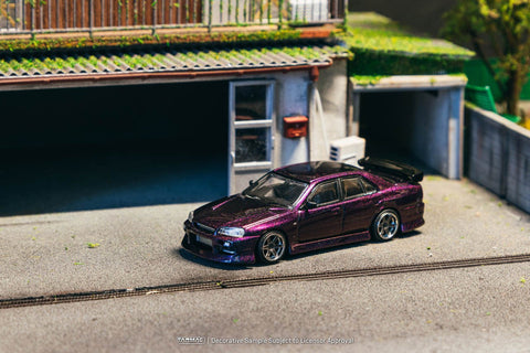Tarmac Works 1:64 URAS Skyline ER34 – Midnight Purple – Global64 – Limited Edition - GT Hobby Store