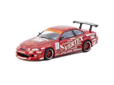 Tarmac Works 1/64 Vertex Ridge TE3005 Soarer Model Car + Trading Cards Combo Set Global64 - GT Hobby Store