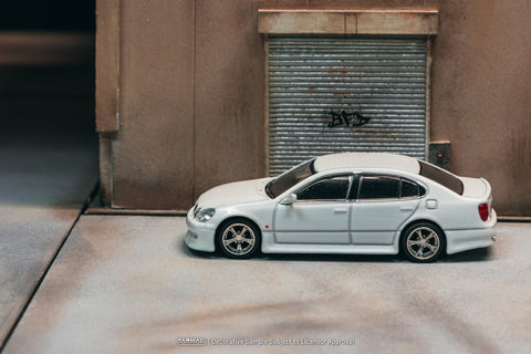 Tarmac Works 1:64 VERTEX Toyota Aristo JZS161 - White – Global64 - GT Hobby Store