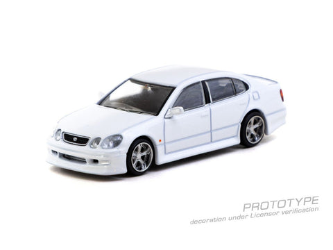 Tarmac Works 1:64 VERTEX Toyota Aristo JZS161 - White – Global64 - GT Hobby Store