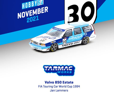 Tarmac Works 1:64 Volvo 850 Estate Wagon FIA Touring World Cup 1994 30 - GT Hobby Store