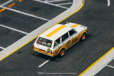 Tarmac Works GLOBAL64 1/64 Datsun Bluebird 510 Wagon OHIGE no PON - GT Hobby Store