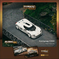 Tarmac Works Global64 1/64 Koenigsegg CC850 White Model Car + Trading Cards Combo Set - GT Hobby Store