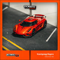 Tarmac Works Global64 1/64 Koenigsegg Regera Orange Metallic / Black Stripes - GT Hobby Store