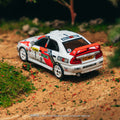 Tarmac Works Global64 1/64 Mitsubishi Lancer Evolution Iv Rallye Monte-carlo 1997 Tommi Mäkinen / Seppo Harjanne - GT Hobby Store