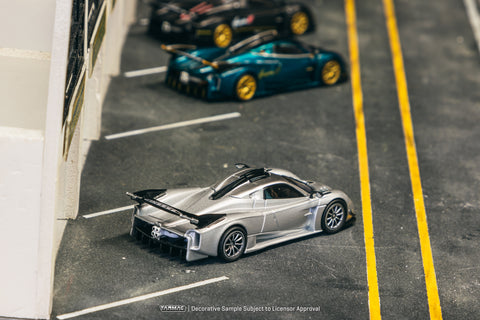 Tarmac Works Global64 1/64 Pagani Huayra R Satin Silver - GT Hobby Store