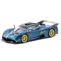 Tarmac Works Global64 1/64 Pagani Huayra R Turquoise Carbon Fiber - GT Hobby Store
