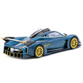 Tarmac Works Global64 1/64 Pagani Huayra R Turquoise Carbon Fiber - GT Hobby Store