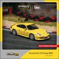 Tarmac Works GLOBAL64 1/64 Porsche 911 GT3 (Type 996) Yellow - GT Hobby Store