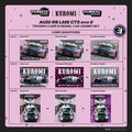 Tarmac Works HOBBY64 1/64 Audi R8 LMS GT3 EVO II Macau GT Cup - FIA GT World Cup 2024 Uno Racing Adderly Fong Model Car + Trading Cards Combo Set - GT Hobby Store