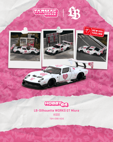 Tarmac Works HOBBY64 1/64 LB-Silhouette WORKS GT Miura KIDS - GT Hobby Store