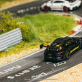 Tarmac Works x Minichamps 1:64 Porsche GT3RS (992.2) MR – Black Yellow – Showcase – Limited Edition - GT Hobby Store
