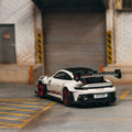 Tarmac Works x Minichamps 1:64 Porsche GT3RS (992.2) MR – White Red- Showcase – Limited Edition - GT Hobby Store