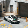 Tarmac Works x Minichamps 1/64 Porsche GT3RS(992.1) MR White Green – Showcase - GT Hobby Store