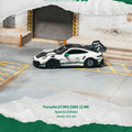 Tarmac Works x Minichamps 1/64 Porsche GT3RS(992.1) MR White Green – Showcase - GT Hobby Store