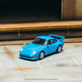 Tarmac Works x Schuco 1:64 Porsche 911 993 Cup – Riviera blue - Collab64 - GT Hobby Store
