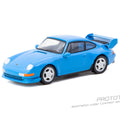 Tarmac Works x Schuco 1:64 Porsche 911 993 Cup – Riviera blue - Collab64 - GT Hobby Store