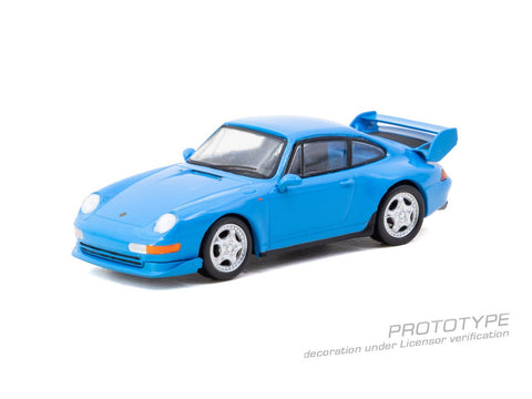 Tarmac Works x Schuco 1:64 Porsche 911 993 Cup – Riviera blue - Collab64 - GT Hobby Store