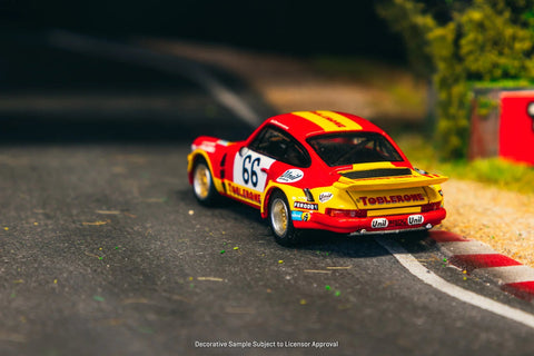 Tarmac Works x Schuco 1:64 Porsche 911 Carrera RSR 3.0 24h Le Mans 1974 66 – Red - GT Hobby Store