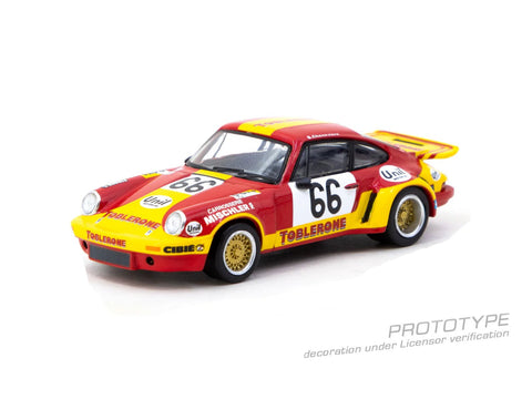 Tarmac Works x Schuco 1:64 Porsche 911 Carrera RSR 3.0 24h Le Mans 1974 66 – Red - GT Hobby Store
