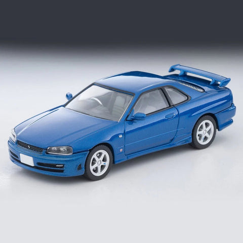 Tomica Limited Vintage Neo 1/64 Nissan Skyline 2-door Sports Coupe 25GT Turbo With Optional Parts (Blue) - GT Hobby Store