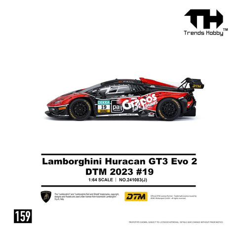Trends Hobby 1:64 Lamborghini Huracan GT3 EVO2 19 DTM 2023 - GT Hobby Store