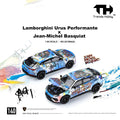 Trends Hobby 1/64 Lamborghini Urus Performance & Basquiat White/Blue - GT Hobby Store