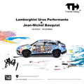 Trends Hobby 1/64 Lamborghini Urus Performance & Basquiat White/Blue - GT Hobby Store
