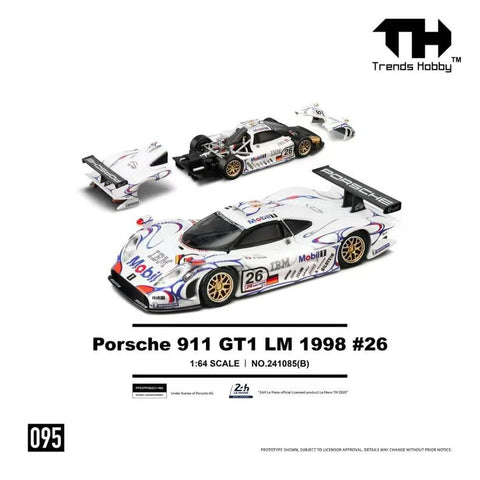 Trends Hobby 1/64 Porsche 911 GT1 LM 1998 26 - GT Hobby Store