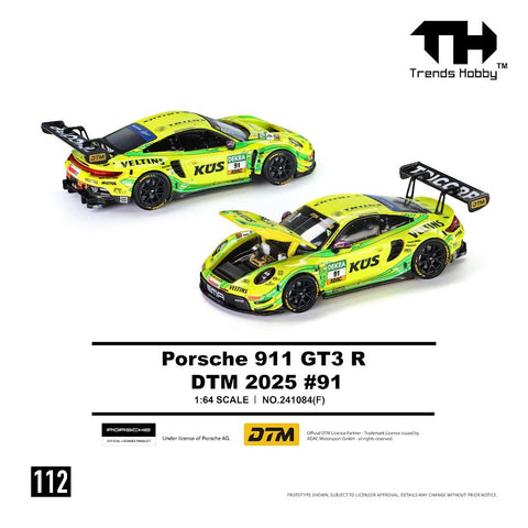 Trends Hobby 1/64 Porsche 911 GT3 R - DTM 2025 91 - GT Hobby Store