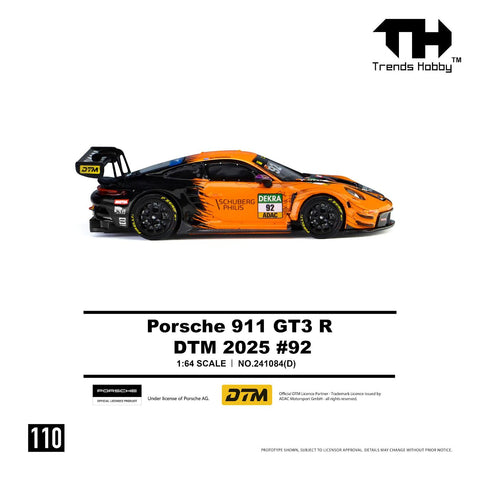 Trends Hobby 1/64 Porsche 911 GT3 R - DTM 2025 92 - GT Hobby Store