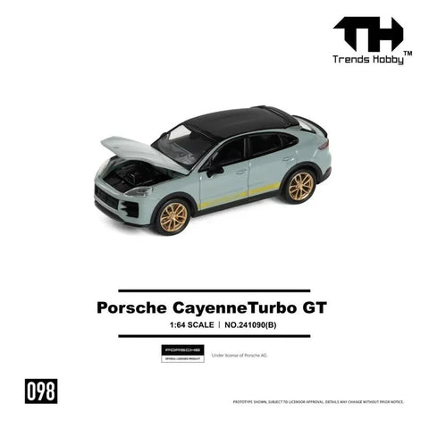 Trends Hobby 1/64 Porsche Cayenne Turbo GT Grey - GT Hobby Store