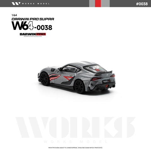 Works 1/64 Darwin Pro Supra Carbon Grey - GT Hobby Store