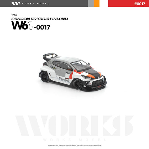 Works 1/64 Pandem GR Yaris Finland - GT Hobby Store