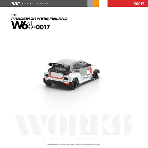 Works 1/64 Pandem GR Yaris Finland - GT Hobby Store