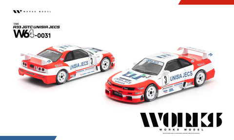 Works 1/64 R33 1995 JGTC Unisia JECS - GT Hobby Store